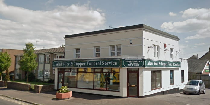 Alan Rice and Tapper Funeral Service Office in Bournemouth