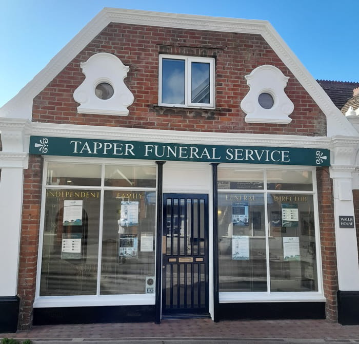 Tapper Funeral Service Office and Funeral Home in Milford-on-Sea